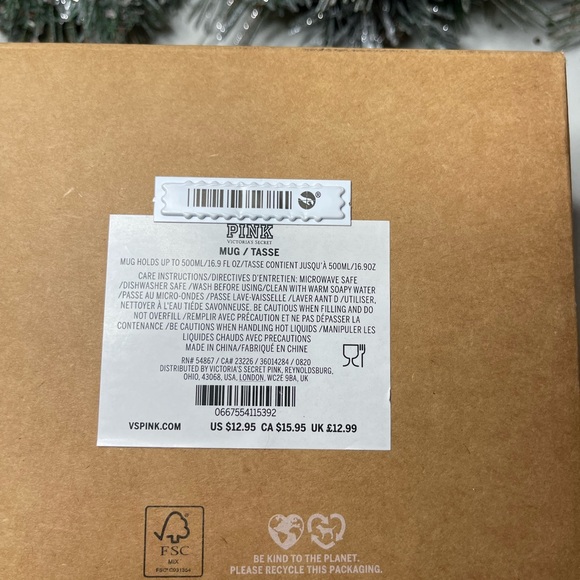 Pink red mug - Picture 3 of 3